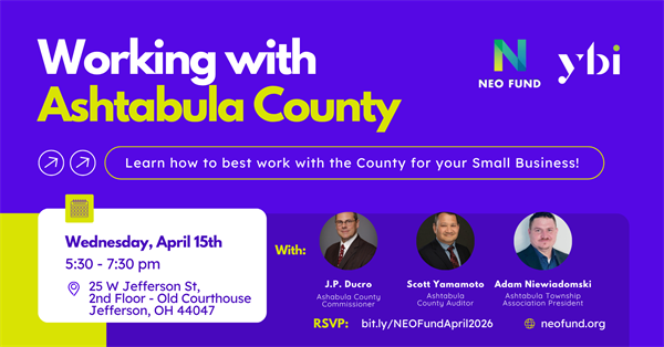 Working with Ashtabula County - Small Business Seminar