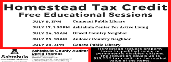 Homestead Education Sessions