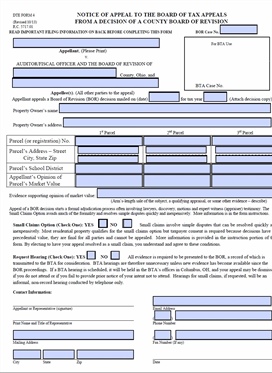 Appeal for Board of Tax Appeals